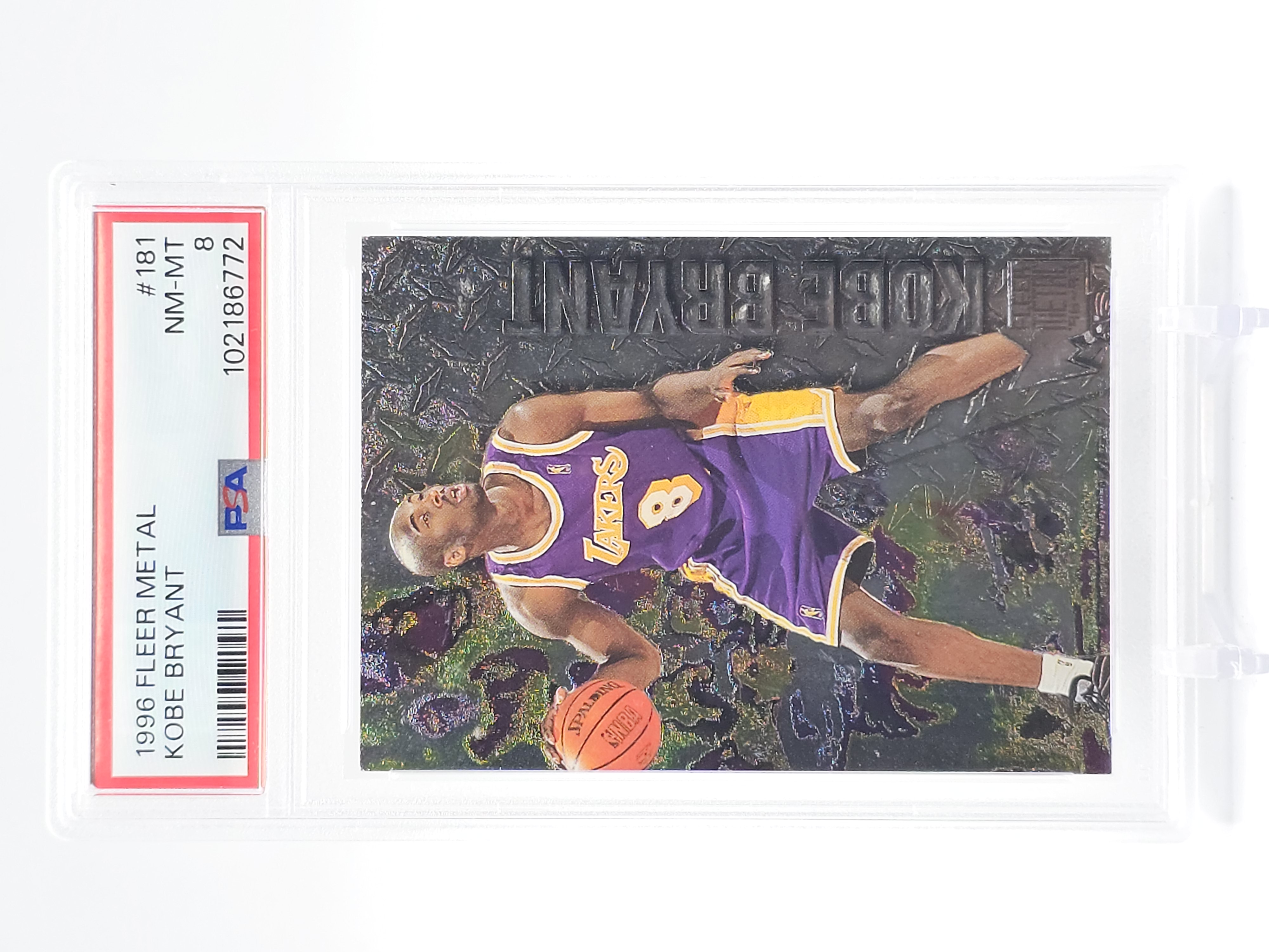 PSA 8] Kobe Bryant 1996 Metal RC #181